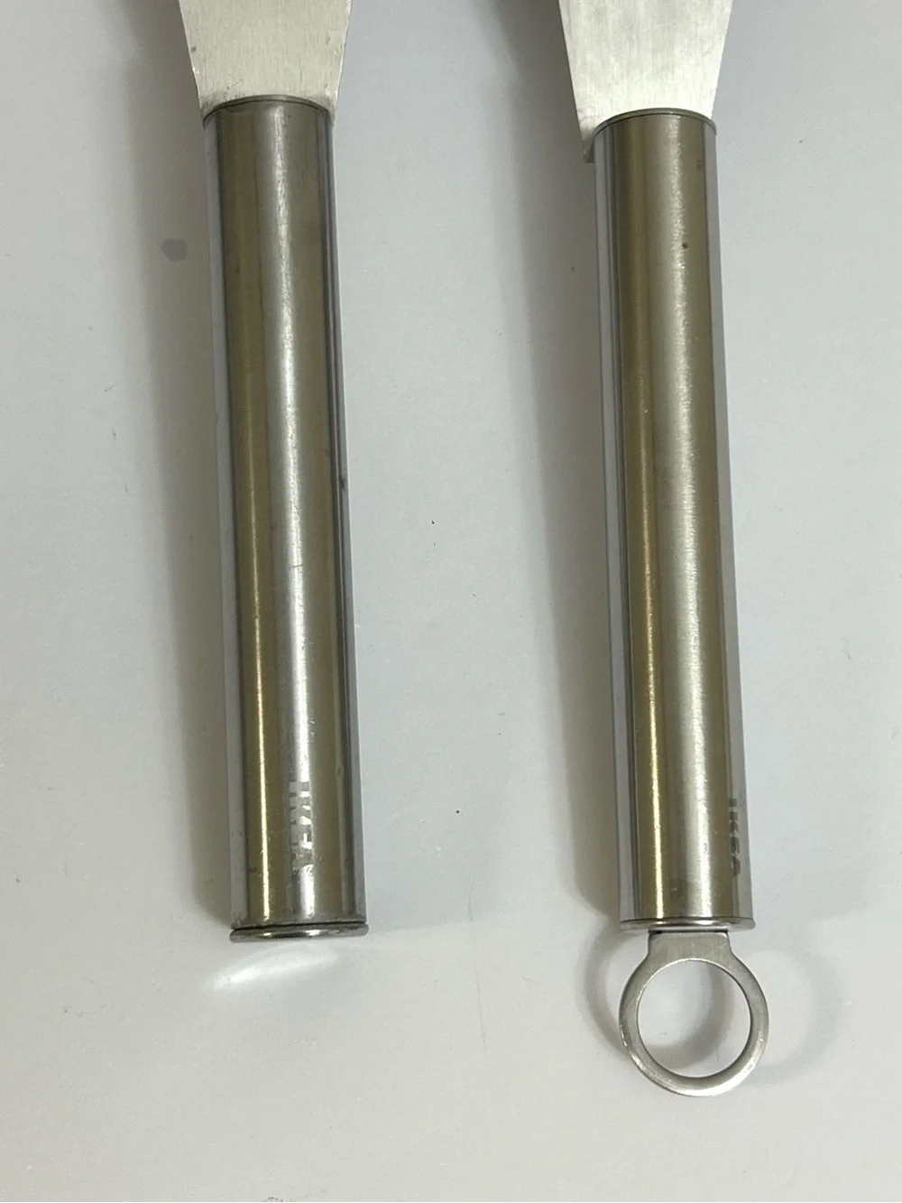 Lot of 2 IKEA Stainless Steel and High Temp Slotted Spatula Set